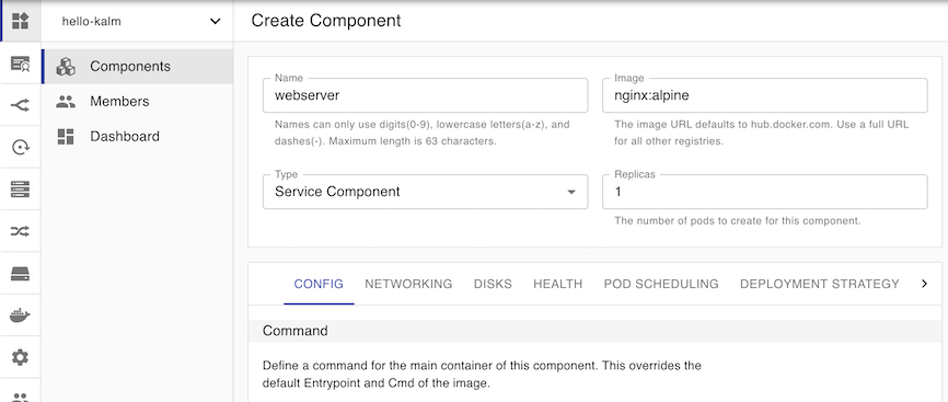 create component